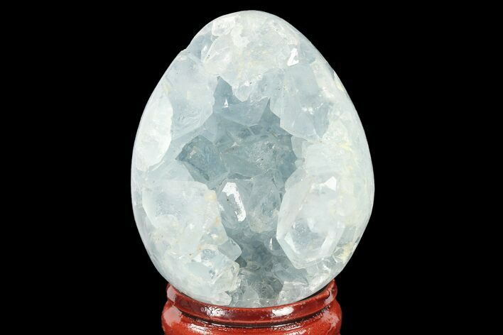 Crystal Filled, Celestine (Celestite) Egg - Madagascar #134600